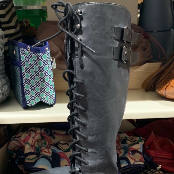 BCBG lace up boots. - Picture 2 of 2